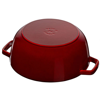 STAUB | La Marmite Lily Enamelled Cast Iron Pot – Ø 240 mm – Grenadine Red