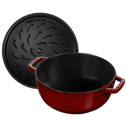 STAUB | La Marmite Lily Enamelled Cast Iron Pot – Ø 240 mm – Grenadine Red