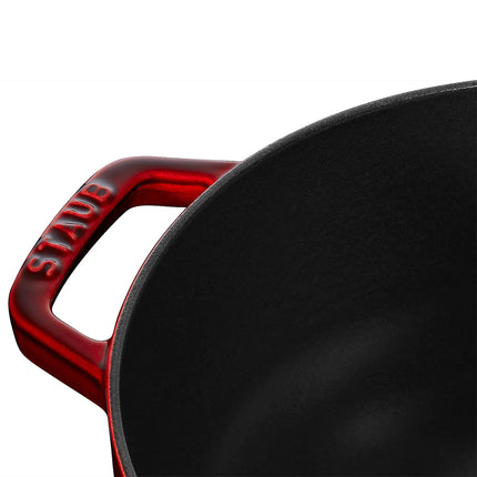 STAUB | La Marmite Lily Enamelled Cast Iron Pot – Ø 240 mm – Grenadine Red