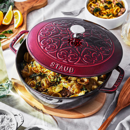STAUB | La Marmite Lily Enamelled Cast Iron Pot – Ø 240 mm – Grenadine Red