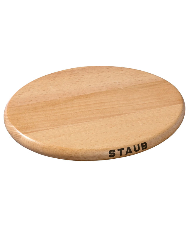 STAUB | Magnetic Beech Wood Trivet – Ø 15 cm - Brown
