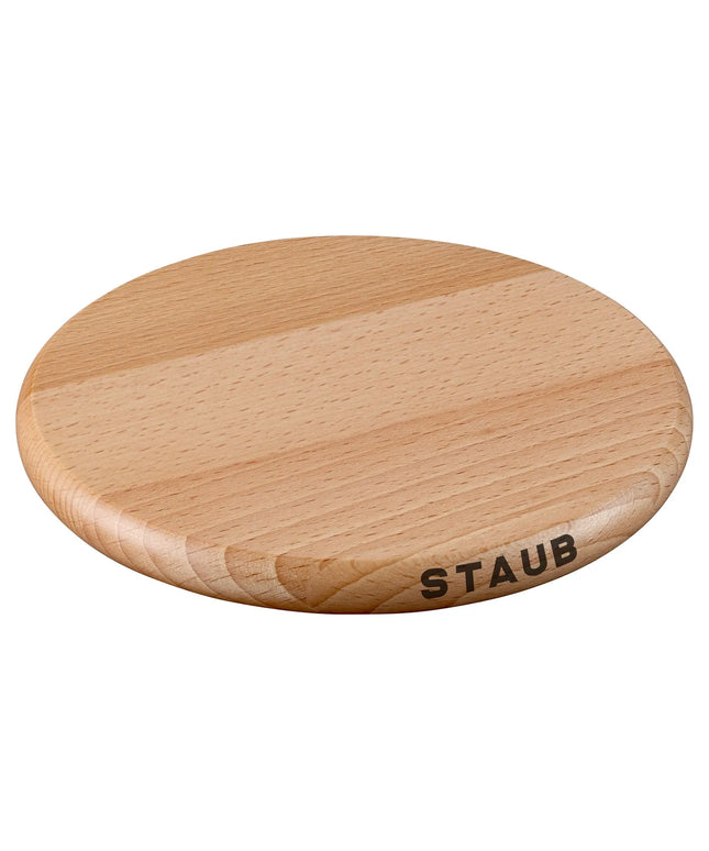 STAUB | Magnetic Beech Wood Trivet – Ø 16 cm - Brown