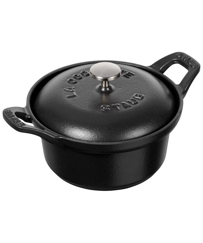 STAUB | Mini Cast Iron Cocotte – Ø 12 cm - Black - Induction, Grill & Oven