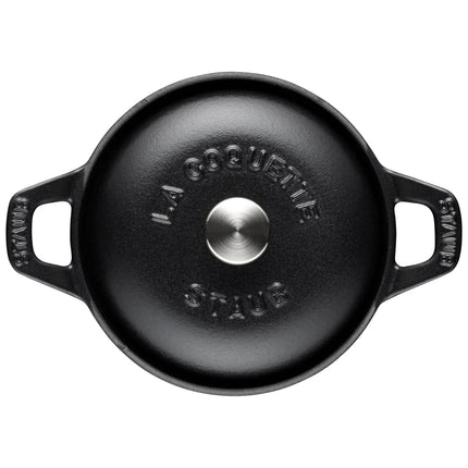 STAUB | Mini Cast Iron Cocotte – Ø 12 cm - Black - Induction, Grill & Oven