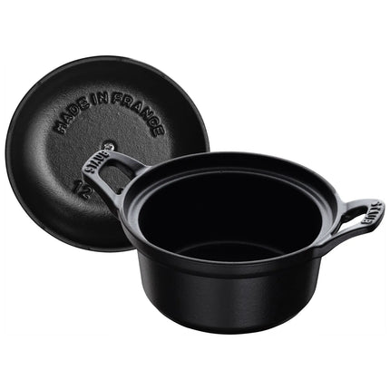 STAUB | Mini Cast Iron Cocotte – Ø 12 cm - Black - Induction, Grill & Oven