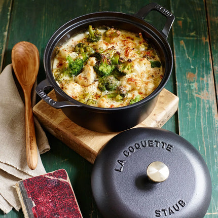 STAUB | Mini Cast Iron Cocotte – Ø 12 cm - Black - Induction, Grill & Oven