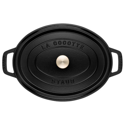STAUB | Mini Cocotte Oval Enamelled Cast Iron Casserole Dish – 150 mm Oval – Black