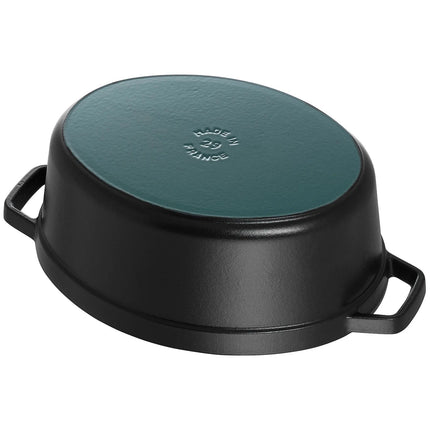 STAUB | Mini Cocotte Oval Enamelled Cast Iron Casserole Dish – 150 mm Oval – Black