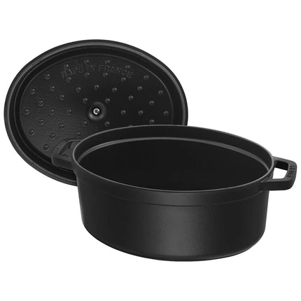 STAUB | Mini Cocotte Oval Enamelled Cast Iron Casserole Dish – 150 mm Oval – Black