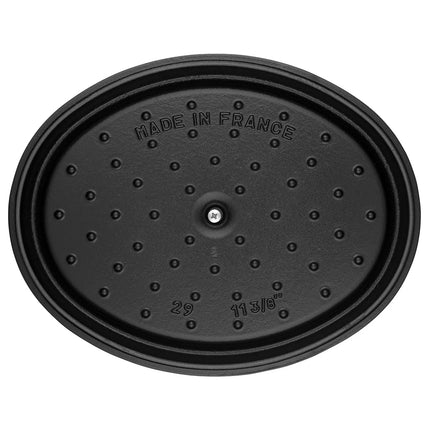 STAUB | Mini Cocotte Oval Enamelled Cast Iron Casserole Dish – 150 mm Oval – Black