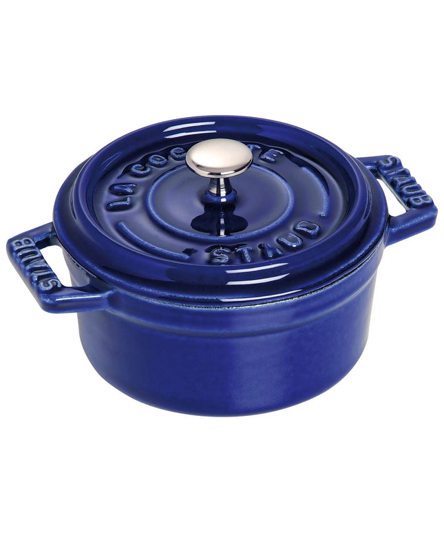 STAUB | Mini Cocotte Round Enamelled Cast Iron Casserole Dish – Ø10 cm – Dark Blue