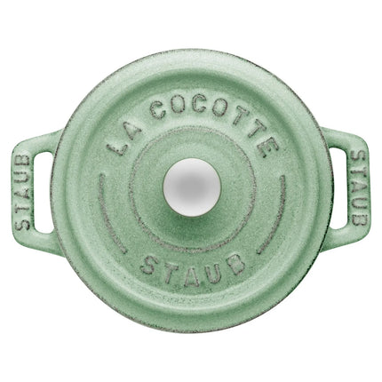 STAUB | Mini Cocotte Round Enamelled Cast Iron Casserole Dish – Ø10 cm - Sage Green