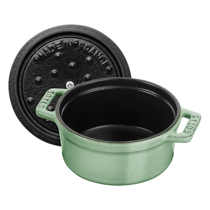 STAUB | Mini Cocotte Round Enamelled Cast Iron Casserole Dish – Ø10 cm - Sage Green