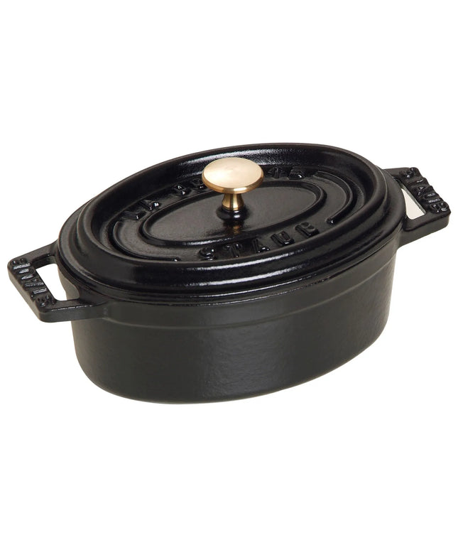 STAUB | Mini Cocotte Round Enamelled Cast Iron Casserole Dish – Ø 110 mm – Black