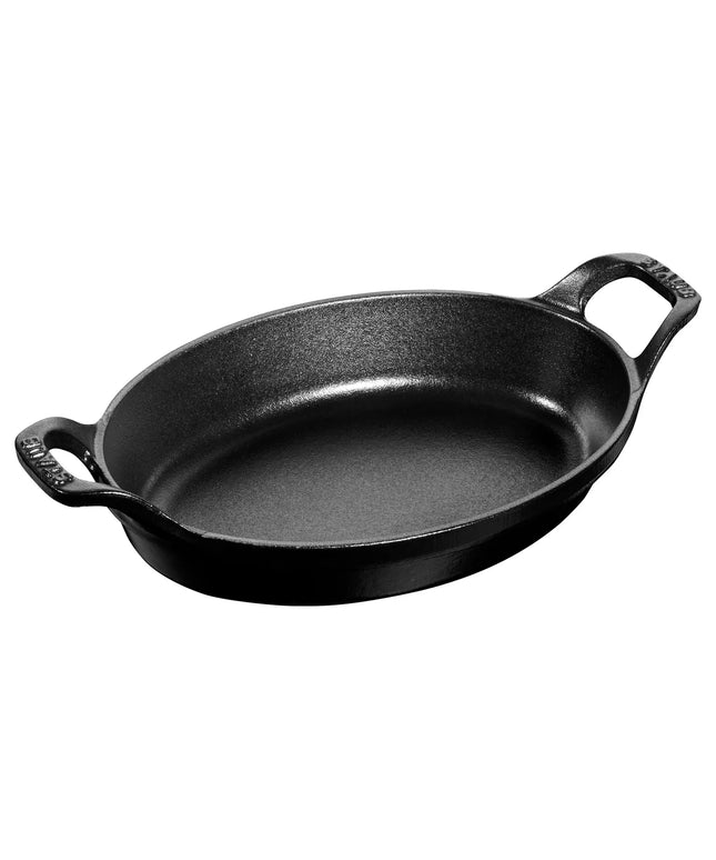 STAUB | Oval Cast Iron Baking Dish – 210 mm - Black - Oven & Serving