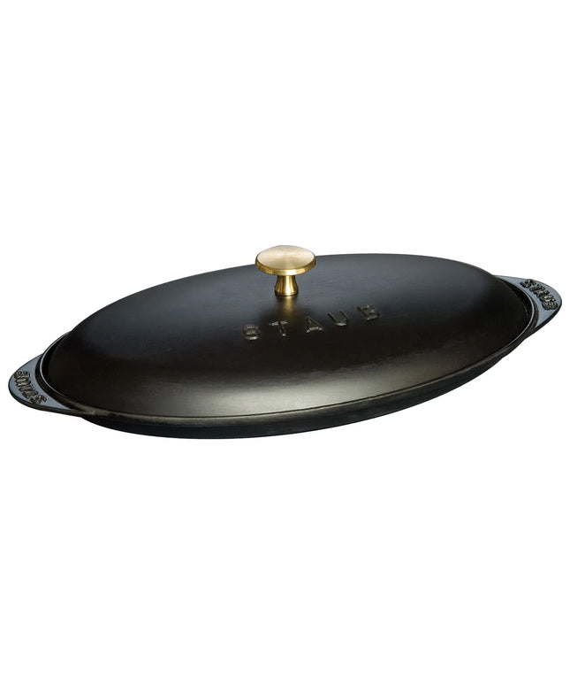 STAUB | Oval Cast Iron Baking Dish – 310 mm - Black - Grill & Oven