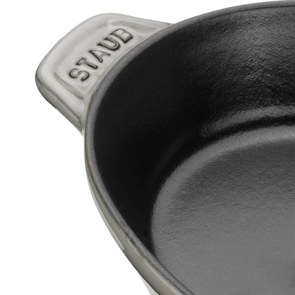 STAUB | Oval Cast Iron Casserole with Lid – 230 mm - Graphite Grey - Grill Compatible