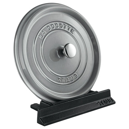 STAUB | Pot Lid Holder Stand – 200 × 330 mm - Cast Iron - Black