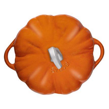 STAUB | Pumpkin Cocotte Enamelled Cast Iron Casserole Dish – Ø 240 mm – Cinnamon