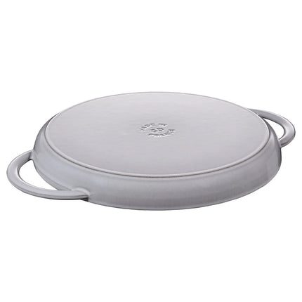 STAUB | Pure Grill Round Cast Iron Grill Pan – Ø30 cm - Graphite Grey