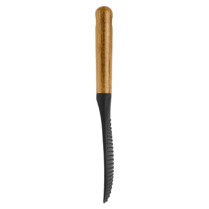 STAUB | Rice Serving Spoon – Silicone Head - Acacia Wood Handle - Non-Stick Safe - 22 cm - Black