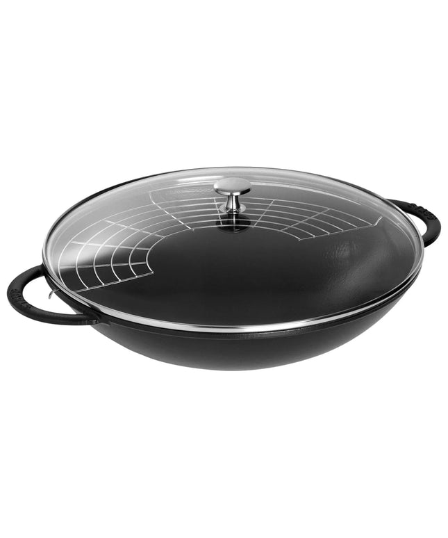 STAUB | Round Cast Iron Serving Dish – Ø 37 cm - Black
