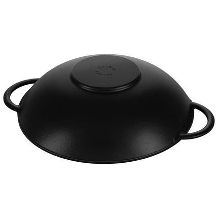 STAUB | Round Cast Iron Serving Dish – Ø 37 cm - Black