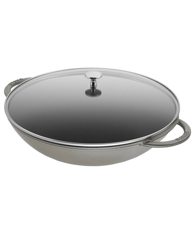 STAUB | Round Cast Iron Serving Dish – Ø 37 cm - Graphite Grey