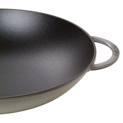 STAUB | Round Cast Iron Serving Dish – Ø 37 cm - Graphite Grey
