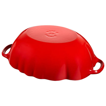 STAUB | Tomato Cocotte Enamelled Cast Iron Casserole Dish – Ø 250 mm – Cherry Red