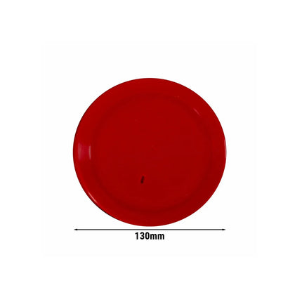 SumUp (100 pieces) THERMO FUTURE BOX | Silicone lid for side dish tray - 500ml - Round - Red