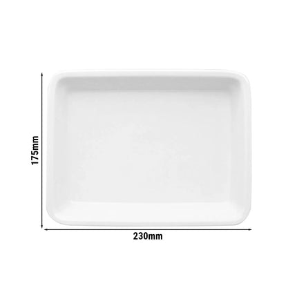 SumUp (12 pieces) THERMO FUTURE BOX | Menu plate - Rectangular - without dividers - White