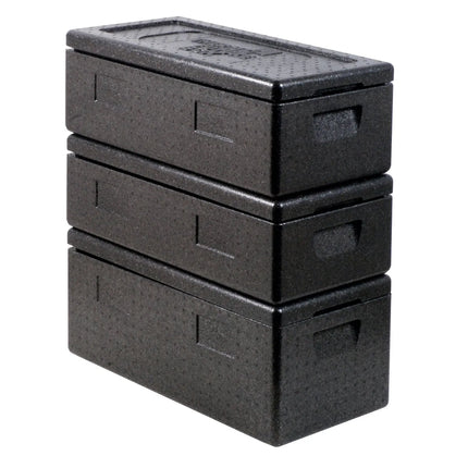 SumUp (2 pieces) THERMO FUTURE BOX | Thermobox MENU 3 - 28 liters - Black