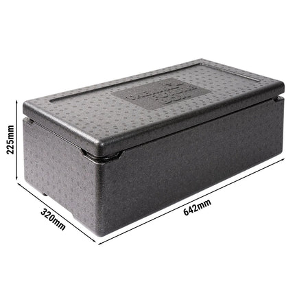 SumUp (3 pieces) THERMO FUTURE BOX | Thermobox MENU 3 PLUS - 23 liters - Black