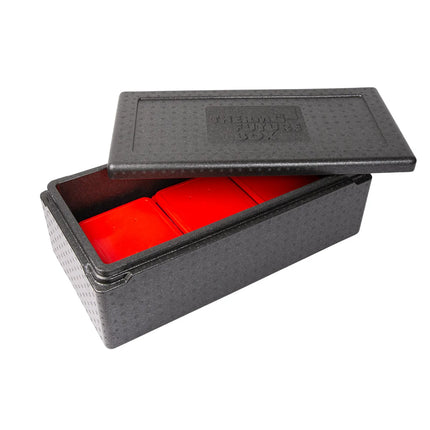 SumUp (3 pieces) THERMO FUTURE BOX | Thermobox MENU 3 PLUS - 23 liters - Black