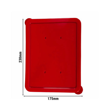 SumUp (40 pieces) THERMO FUTURE BOX | Silicone lid for rectangular trays - Rectangular - Red