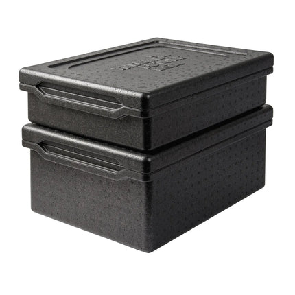 SumUp (5 pieces) THERMO FUTURE BOX | Thermobox TAKE AWAY - 20 Liter - Black