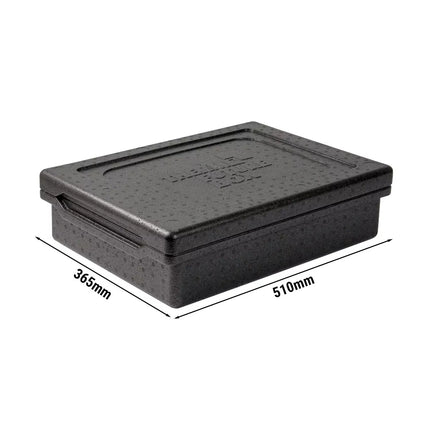 SumUp (8 pieces) THERMO FUTURE BOX | Thermobox TAKE AWAY Dinner - 10 Liter - Black