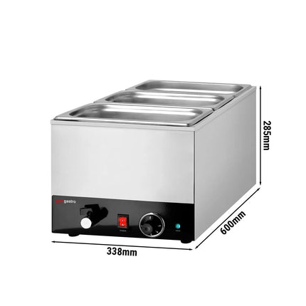 SumUp Countertop Bain Marie - GN 1/1 - 200mm deep - 1,2 kW - with Drain Tap