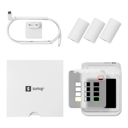 SumUp Solo – Card Reader – with Portable Printer & Keypad Protective Cover