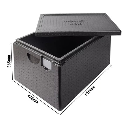 SumUp THERMO FUTURE BOX | Thermobox MENU 6 - 59 liters - Black