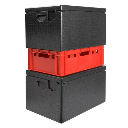 SumUp THERMO FUTURE BOX | Thermobox MENU 6 - 59 liters - Black