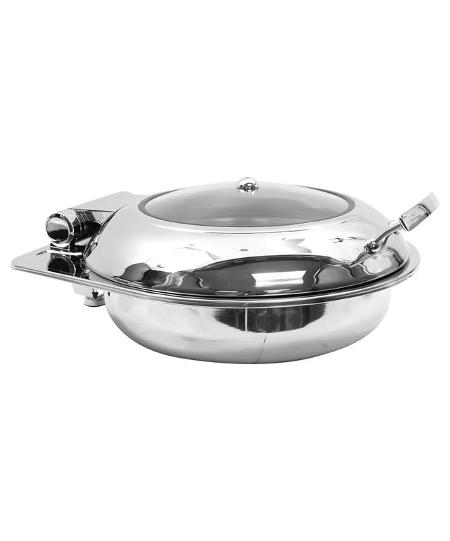 Tablecraft CW40165 Round Chafer w/ Hinged Lid & Induction Heat