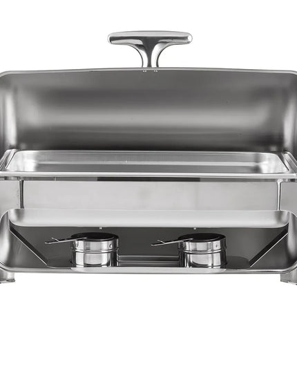 Tablecraft CW40167 Full Size Chafer w/ Roll-Top Lid & Chafing Fuel Heat