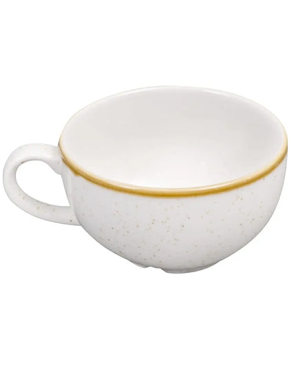 Tách Cappuccino Stonecast Churchill SWHSCB201 235 ml - Gốm Trắng Barley White