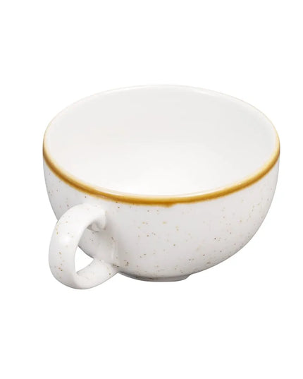 Tách Cappuccino Stonecast Churchill SWHSCB201 235 ml - Gốm Trắng Barley White
