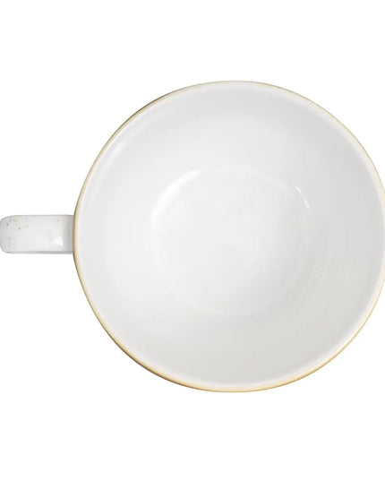 Tách Cappuccino Stonecast Churchill SWHSCB201 235 ml - Gốm Trắng Barley White