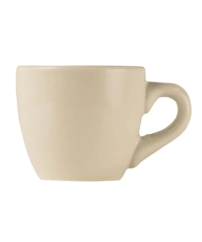 Tách Demitasse Viền Cong Libbey PWC-35 Princess White - Tròn, Trắng Kem