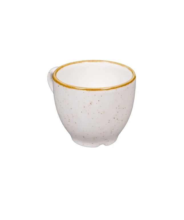 Tách Espresso Stonecast Churchill SWHSCEB91 100 ml - Gốm Trắng Barley White
