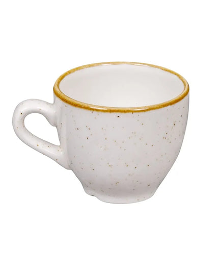 Tách Espresso Stonecast Churchill SWHSCEB91 100 ml - Gốm Trắng Barley White